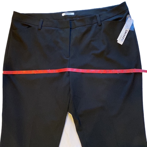 NWT 🖤 DKNYC Stretch Straight Leg Dress Pants, Front Zip/Pockets/Belt Loops, 18W - Picture 11 of 16